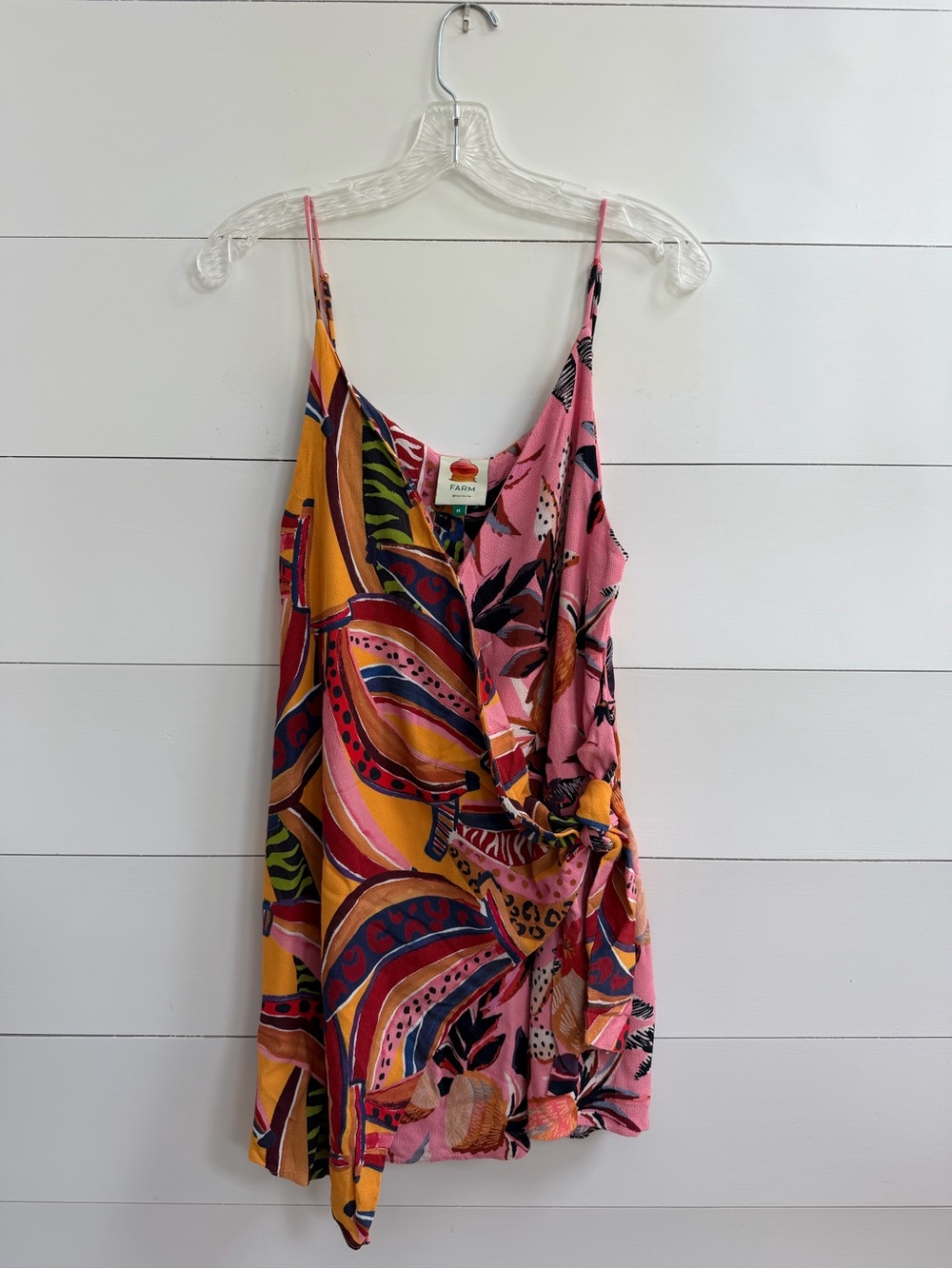FARM Rio Colorful Wrap Mini Dress - Picture 2 of 5